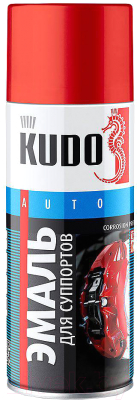 Эмаль автомобильная Kudo Для суппортов (520мл, красный)