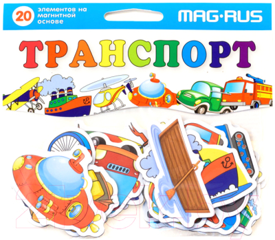 

Развивающий игровой набор Анданте, Транспорт / NF1011