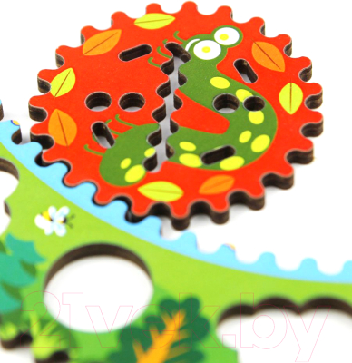 Развивающая игрушка WoodLand Toys Спирограф для рисования. Лес / 122101