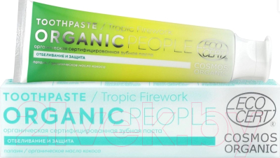 Зубная паста Organic People Органическая Tropic Firework (85г)