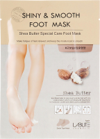 Носки для педикюра Labute Shiny&Smooth Foot Mask (2x16г) - 
