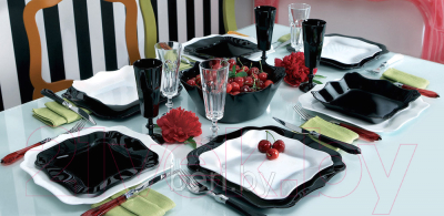 Набор тарелок Luminarc Authentic Black&White E6195