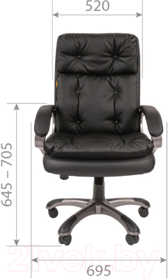 Кресло офисное Chairman 442 (экопремиум черный)
