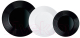 Набор тарелок Luminarc Harena Black/White N1518 - 