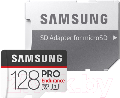 Карта памяти Samsung Pro Endurance microSDXC 128GB + адаптер (MB-MJ128GA)