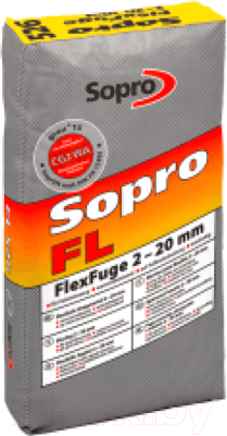 Фуга Sopro FL 628 (25кг, черный)