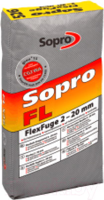 Фуга Sopro FL 626 (25кг, антрацит)