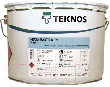 Краска Teknos Inerta Mastic Hardener Comp.B (3л)