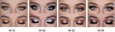 Тени для век Eveline Cosmetics Metallic Cream Eyeshadow №3 (4.5мл)