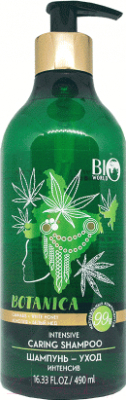 

Шампунь для волос Bio World, Botanica уход конопля белый мед