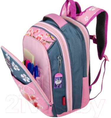 Школьный рюкзак Across ACS5-4 (синий/розовый)