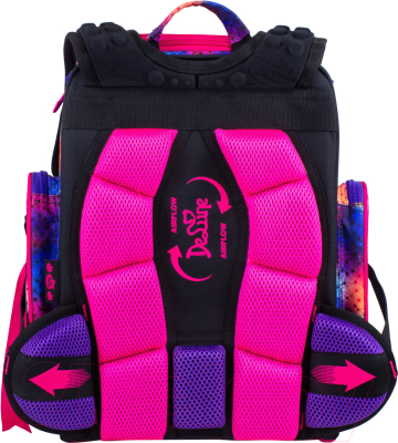 Школьный рюкзак DeLune 6-124 (синий/розовый)