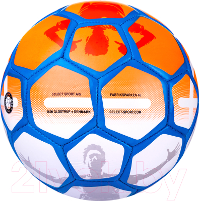Футбольный мяч Select Classic / 815316-006 (размер 4, оранжевый/синий/черный)