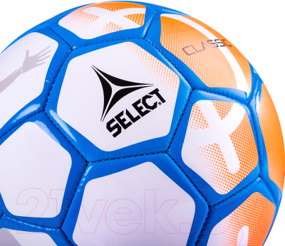 Футбольный мяч Select Classic / 815316-006 (размер 4, оранжевый/синий/черный)
