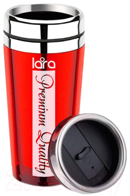Термокружка Lara LR04-32 (красный)