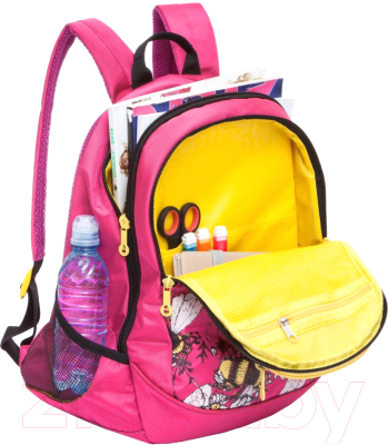 Школьный рюкзак Grizzly RD-843-2 (жимолость)