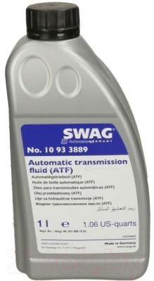 Жидкость гидравлическая Swag ATF / 10933889 (1л, синий)