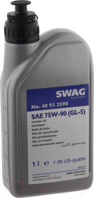 Трансмиссионное масло Swag 75W90 GL5 / 40932590 (1л)