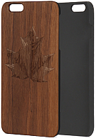 Чехол-накладка Case Wood для iPhone 7/8 (грецкий орех/клен) - 