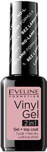 Лак для ногтей Eveline Cosmetics Vinyl Gel 2 в 1 № 214 (12мл)