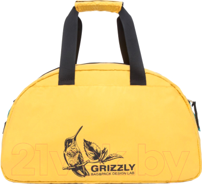 Сумка дорожная Grizzly TD-831-3 (яичный желток)