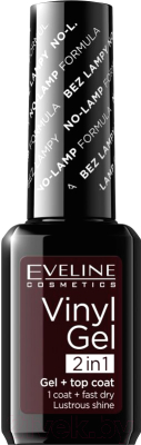 Лак для ногтей Eveline Cosmetics Vinyl Gel 2 в 1 № 220 (12мл)