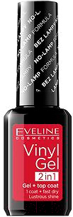 Лак для ногтей Eveline Cosmetics Vinyl Gel 2 в 1 № 221 (12мл)