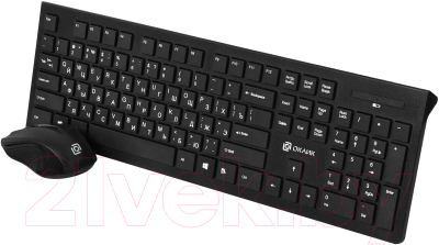 Клавиатура+мышь Oklick 250M (черный)