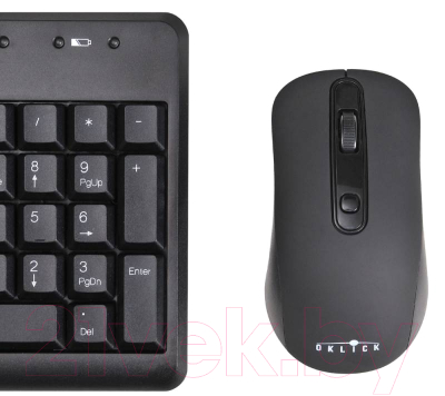 Клавиатура+мышь Oklick 270M (черный)