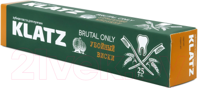 Зубная паста Klatz Brutal Only Убойный виски (75мл)