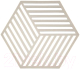 Подставка под горячее Zone Trivet Hexagon / 331282 (светло-серый) - 