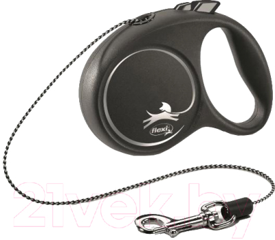 

Поводок-рулетка Flexi, Black Design трос / 12251