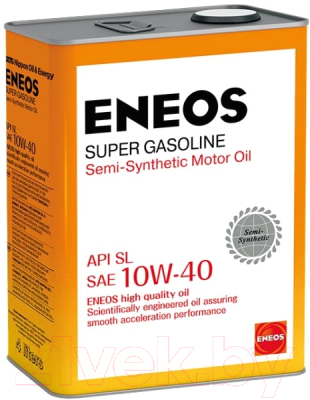 Моторное масло Eneos Super Gasoline 10W40 SL / OIL1357 (4л)