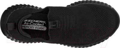 Слипоны детские Skechers 97891L-BBK / 97891LBBK5 (р.5.5, черный)