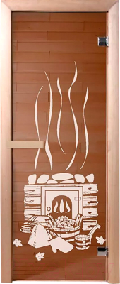 Стеклянная дверь для бани/сауны Банные Штучки Банька 34012