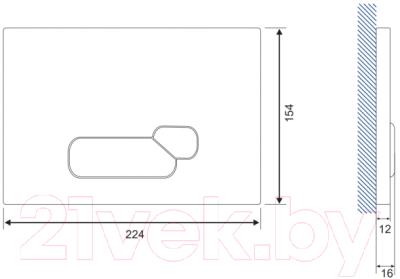 Унитаз подвесной с инсталляцией Cersanit City S-MZ-CITY-COn-S-DL-w + P-IN-MZ-AQ40-QF + P-BU-ACT/Wh