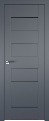 Дверь межкомнатная ProfilDoors 45U 60x200 (антрацит/стекло графит)