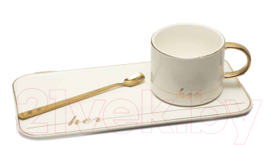 Набор для чая/кофе MONAMI SET-40A (белый)