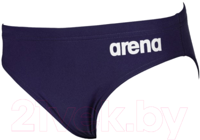 Плавки детские ARENA Solid Brief Jr / 2A258 075 (р-р 26, синий/белый)