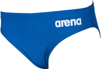 Плавки детские ARENA Solid Brief Jr / 2A258 072 (р-р 28, голубой/белый) - 