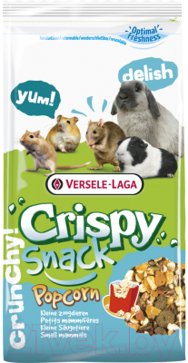 Корм для грызунов Versele-Laga Crispy Snack Popcorn / 461730 (650г)