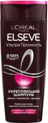 

Шампунь для волос L'Oreal Paris, Elseve Ультра Прочность