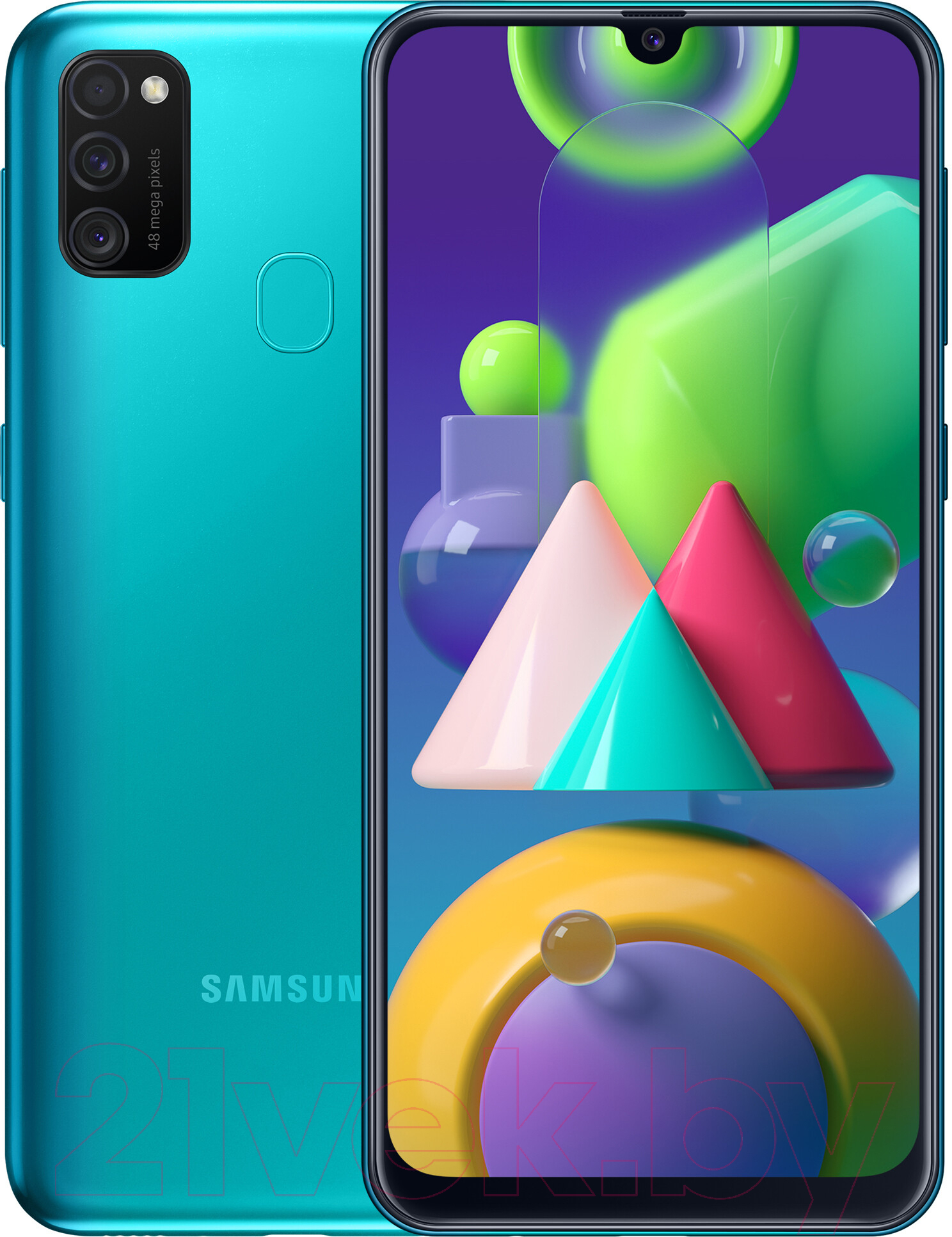 Samsung Galaxy M21 64GB / SM-M215FZGUSER (бирюзовый) Смартфон 2 SIM-карты  купить в Минске, Гомеле, Витебске, Могилеве, Бресте, Гродно