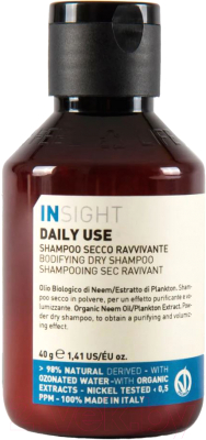 Сухой шампунь для волос Insight Укрепляющий для ежедневного использования (100мл)