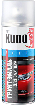 Эмаль автомобильная Kudo Для бампера (520мл, серый)