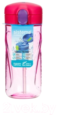 Бутылка для воды Sistema 620 (520мл, синий)