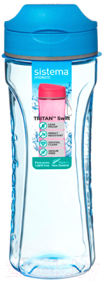 Бутылка для воды Sistema 640 (600мл, синий)