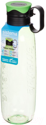 Бутылка для воды Sistema 670 (850мл, зеленый)