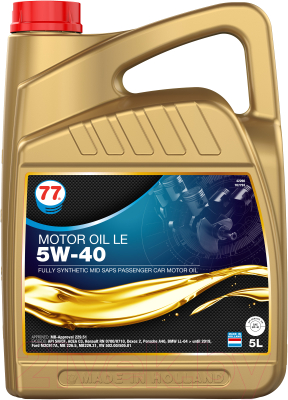 Моторное масло 77 Lubricants LE 5W40 / 707793 (5л)