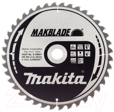 

Пильный диск Makita, B-29278
